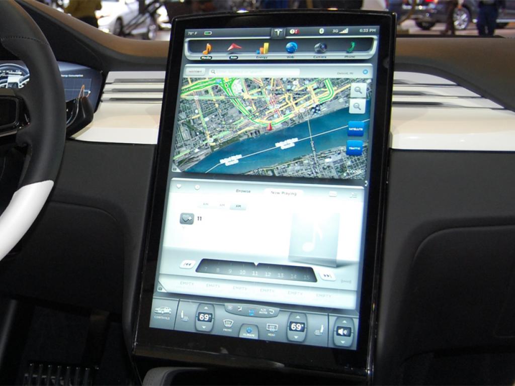 Apple Inc. (NASDAQ:AAPL), Panasonic Corporation (OTC:PC) - Tesla's Model X Dashboard ...