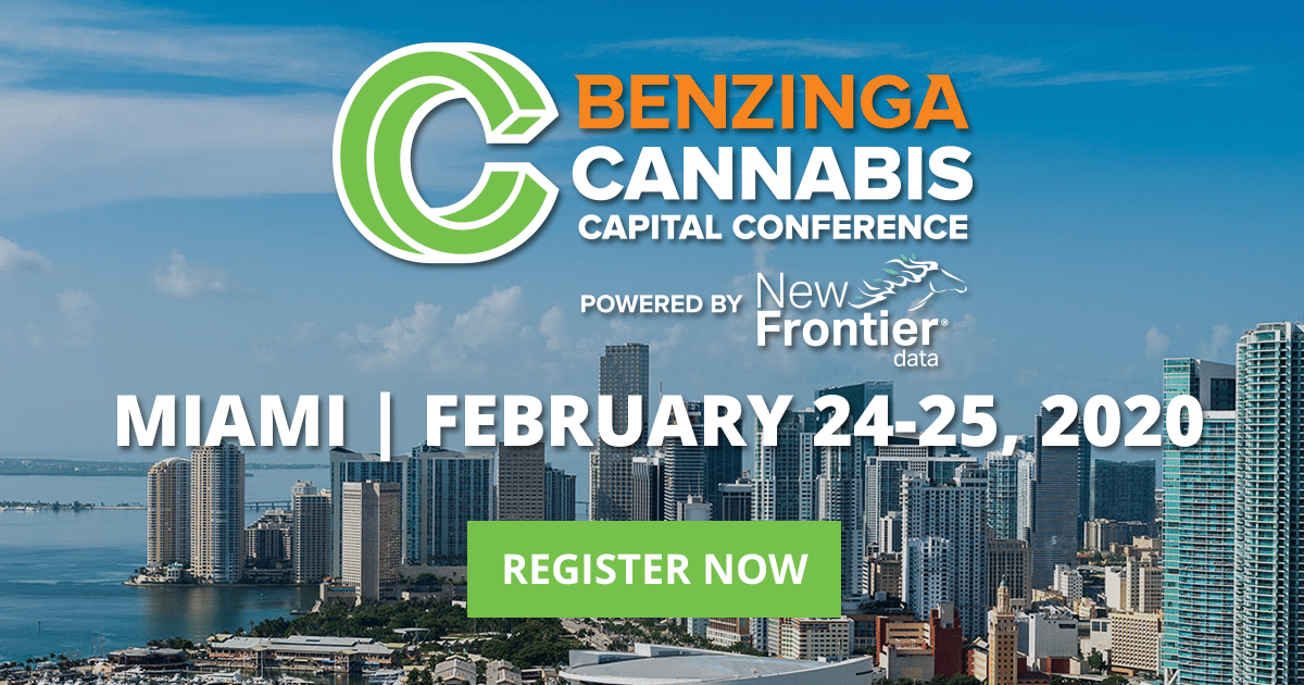 30 Top Cannabis Executives, Insiders, and Experts Set To Appear At The 2020 Benzinga Cannabis Capital Conference In Miami