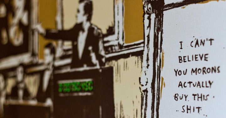 'Morons:' Crypto Enthusiasts Burn Banksy's Real Artwork To Turn It Into Digital Token