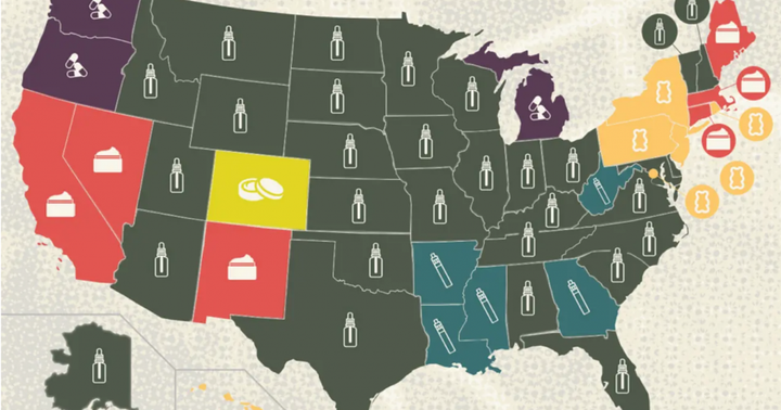 New Report Reveals What Kind Of CBD Product Is Most Popular In Each State New Report Reveals What Kind Of CBD Product Is Most Popular In Each State