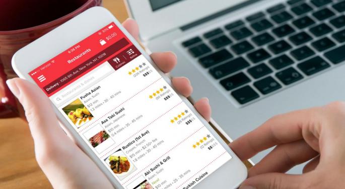 GrubHub Spikes Higher On M&A Report