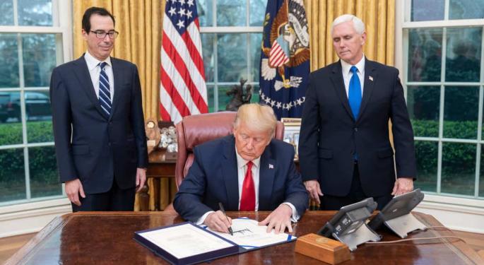 Trump 2020 20 Bill  Trump  Signs Bill  To Require Many Employers To Provide Paid 